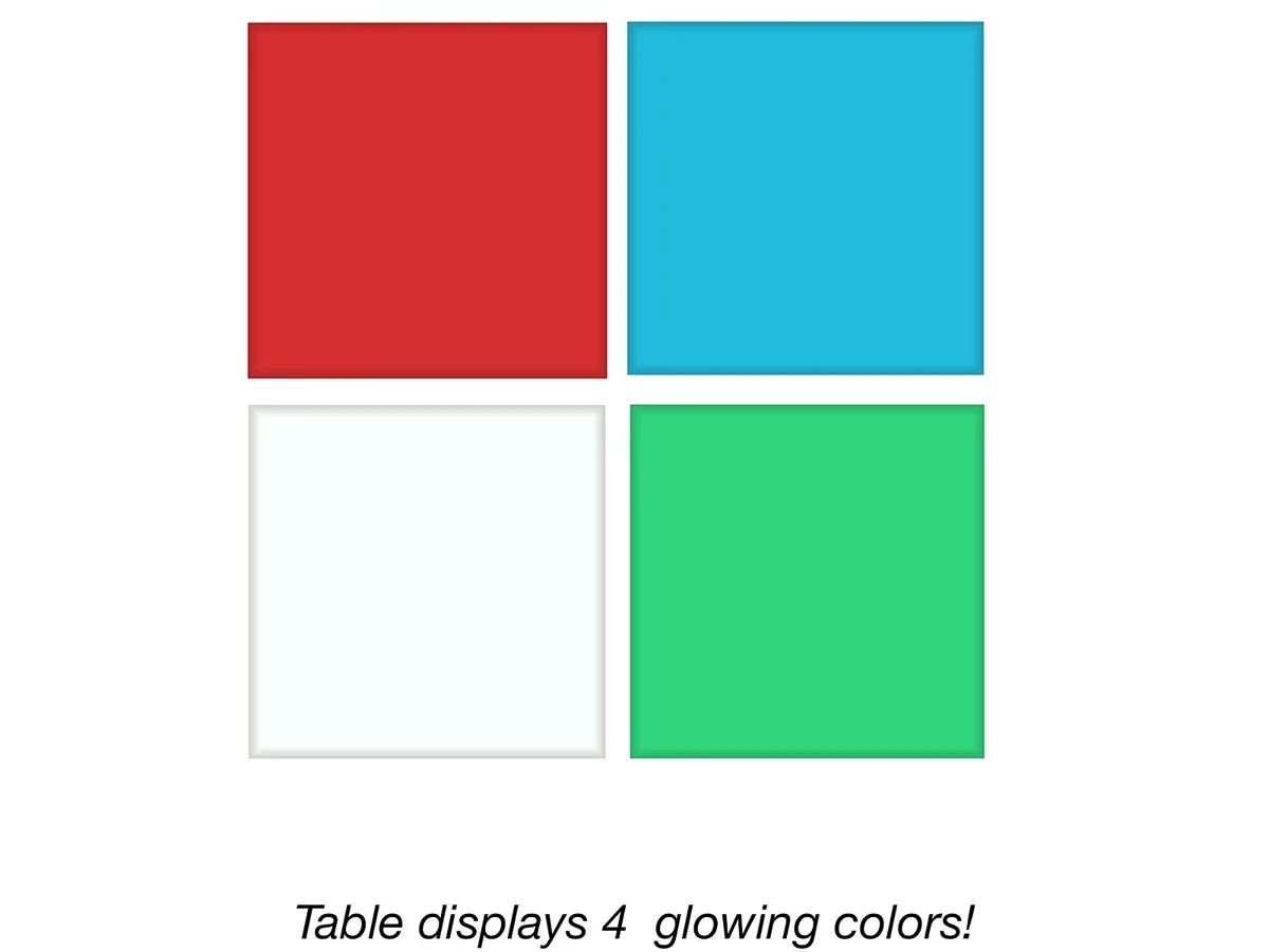 Space-Saver Color-Changing Light Table - US 4398