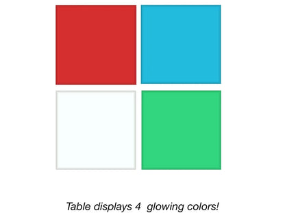 Space-Saver Color-Changing Light Table - US 4398