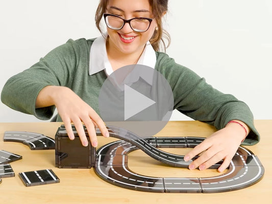 Magnetic Wonder Tiles® - Road Builder - US 6466