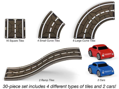 Magnetic Wonder Tiles® - Road Builder - US 6466