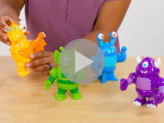Create & Play Magnetic Monsters - US 7387