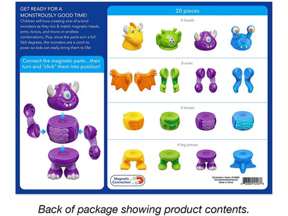Create & Play Magnetic Monsters - US 7387