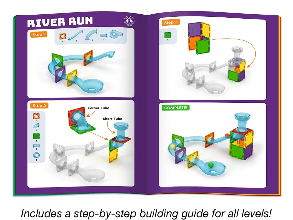 Magnetic Wonder Tiles® - Ball Run - US 4535