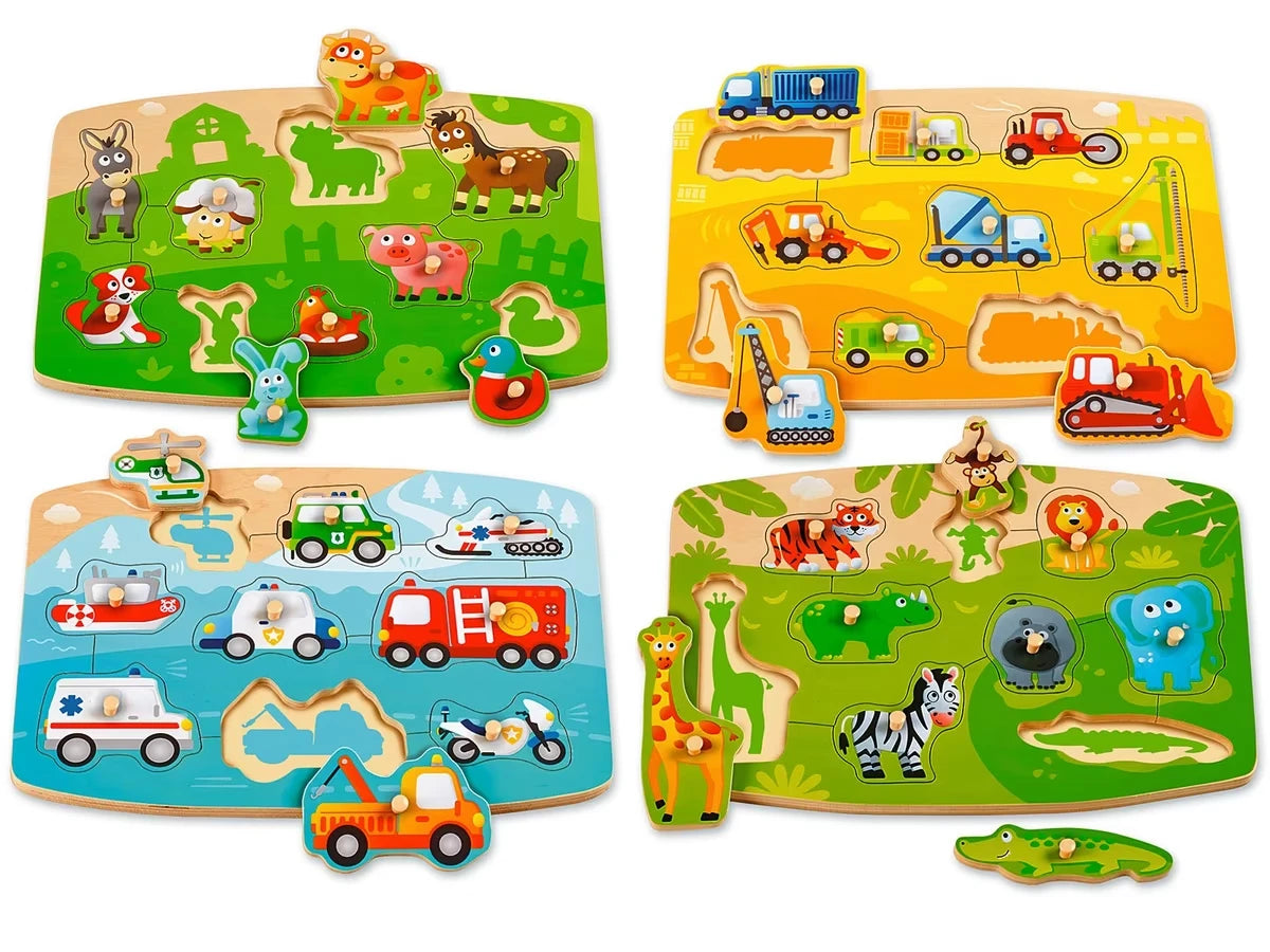 Beginner’s Peg Puzzle Set - US 1856