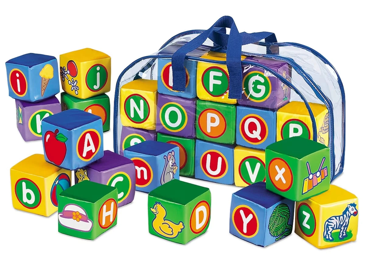Soft & Washable Alphabet Blocks - US 8375