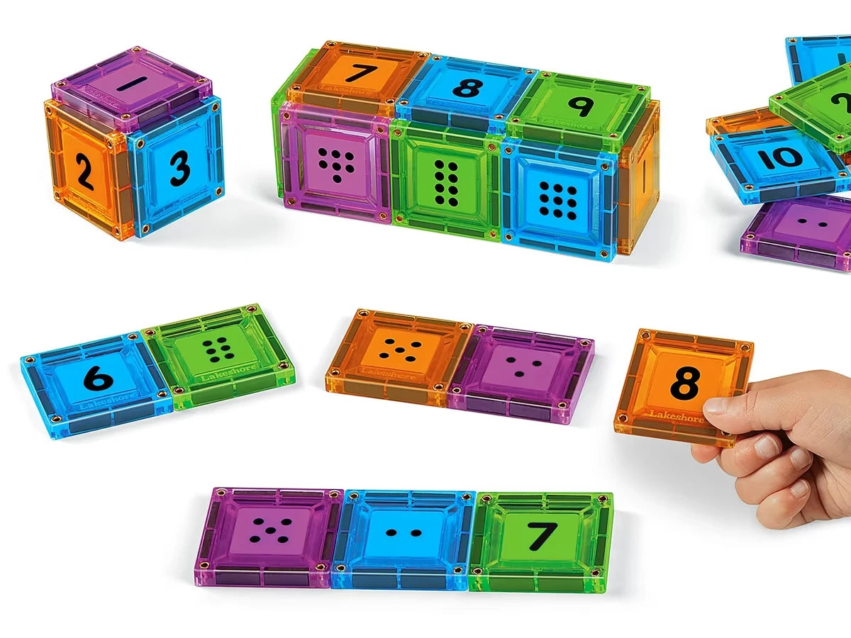 Double-Sided Magnetic Number Tiles - US 8420