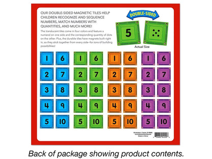 Double-Sided Magnetic Number Tiles - US 8420