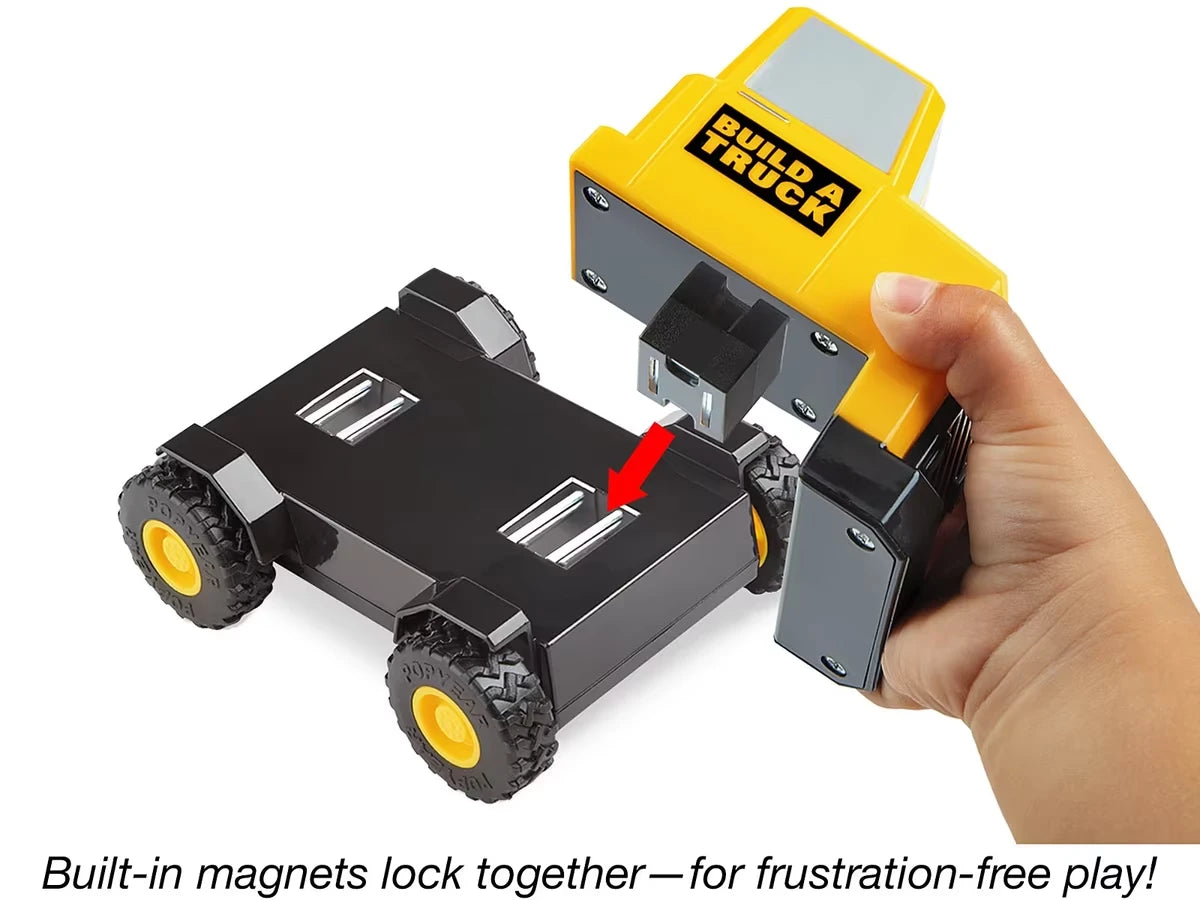 Build-A-Truck Magnetic Construction Vehicles - US 9057