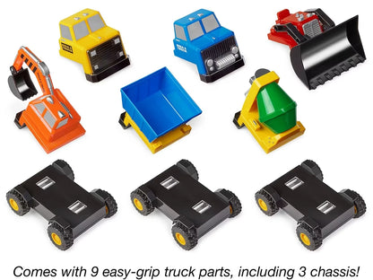Build-A-Truck Magnetic Construction Vehicles - US 9057