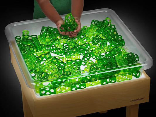 Toddler-Safe Light Table Sensory Cylinders - US 8908