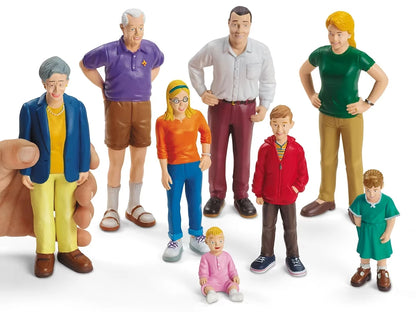 Lakeshore Block Play People - Caucasian Family - US 9154