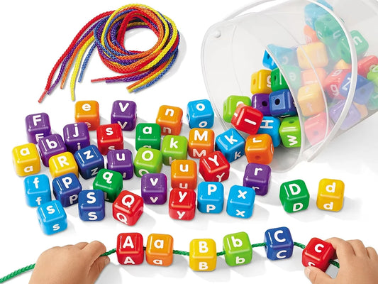 Giant Alphabet Beads - US 8030