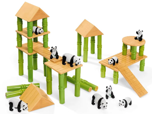 Panda Village Block Set - US 8424