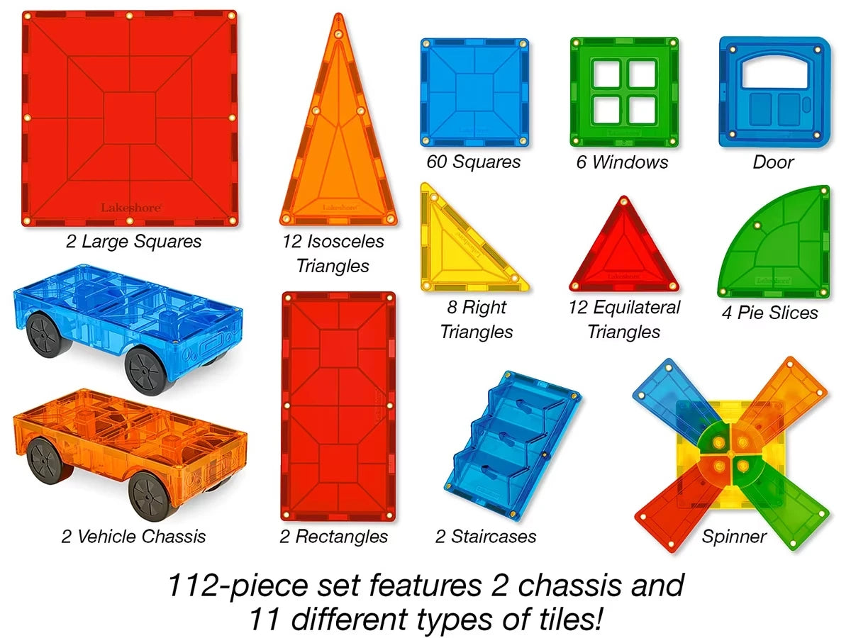Magnetic Wonder Tiles® - City Builder - US 8480