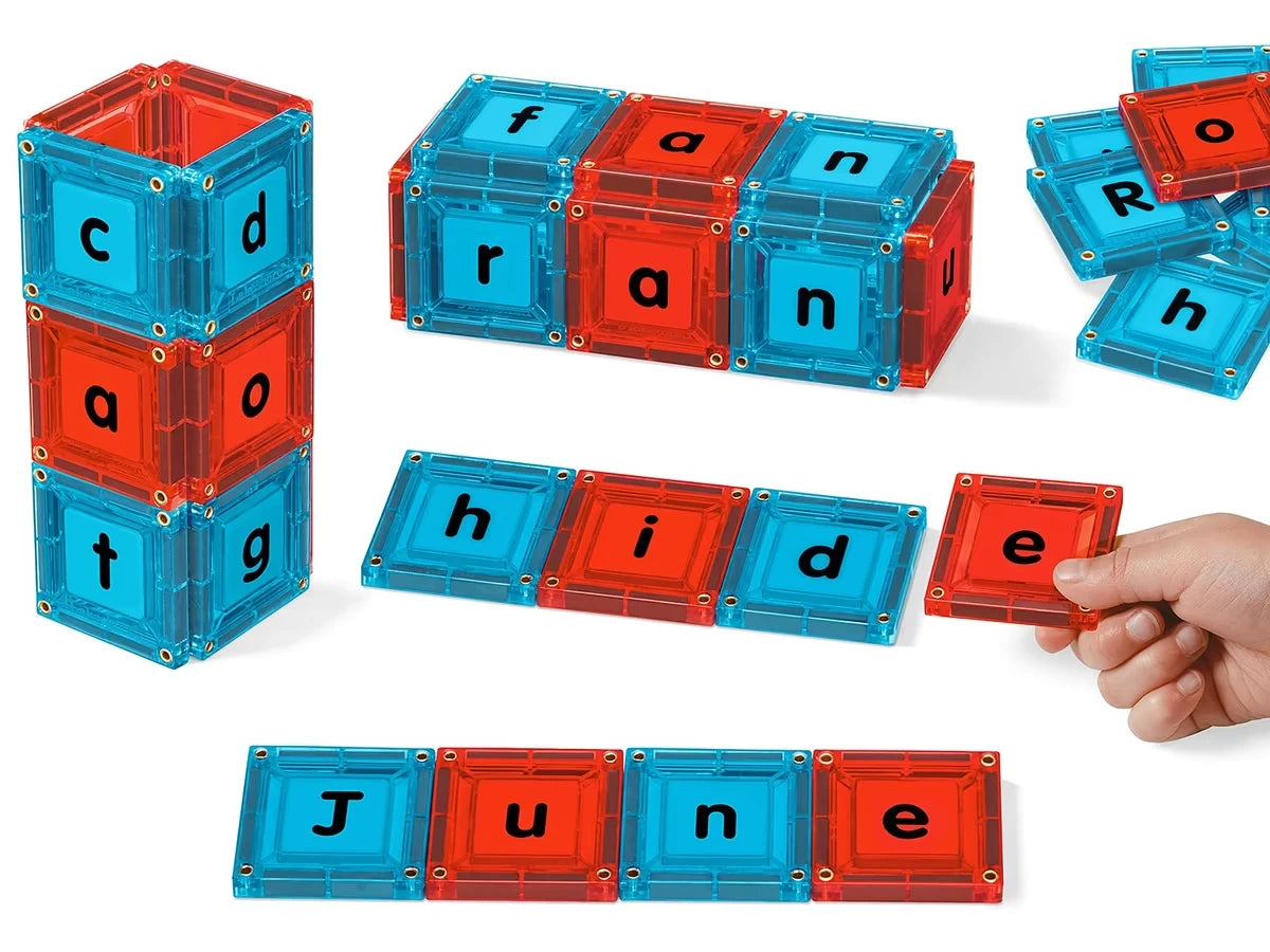 Double-Sided Magnetic Phonics Tiles - US 3985