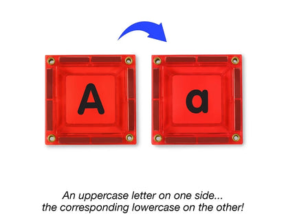 Double-Sided Magnetic Phonics Tiles - US 3985