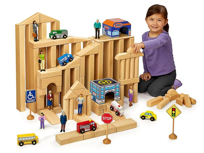 Classroom Hardwood Unit Blocks - Starter Set - US 6683