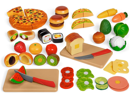 Slice & Serve Play Food Set - US 6548