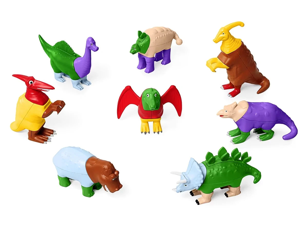 Mix & Match Mini Magnetic Dinosaurs - US 6511