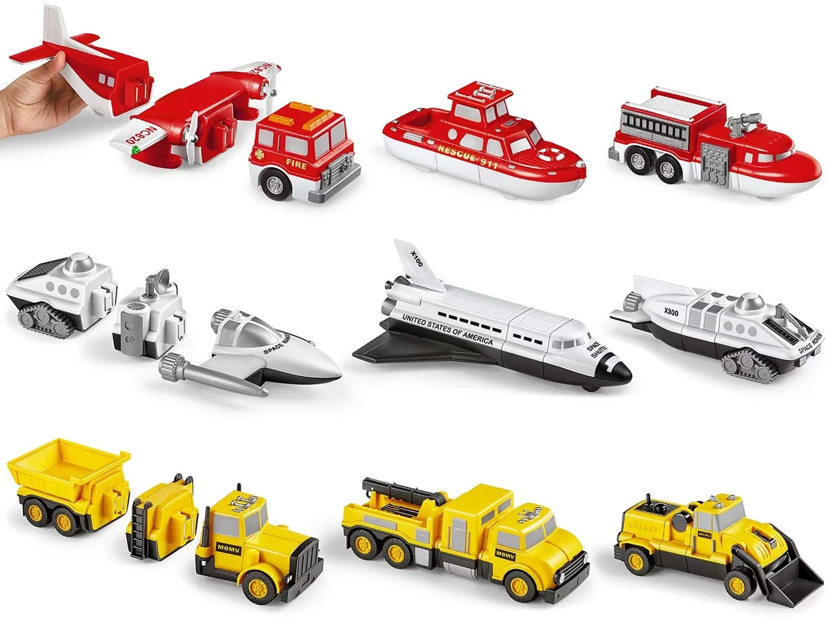 Mix & Match Magnetic Vehicles - Complete Set - US 9658