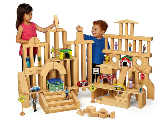 Classroom Hardwood Unit Blocks - Builder Set - US 6111