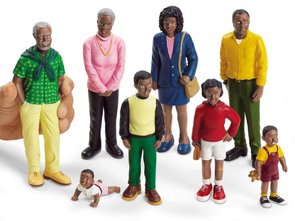 Lakeshore Block Play People - African American Family - US 4999