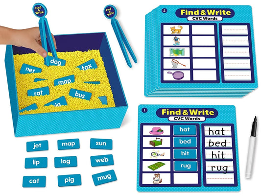 Find & Write CVC Words Activity Center - US 9033