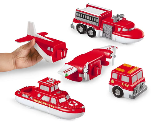 Mix & Match Magnetic Rescue Vehicles - US 1563