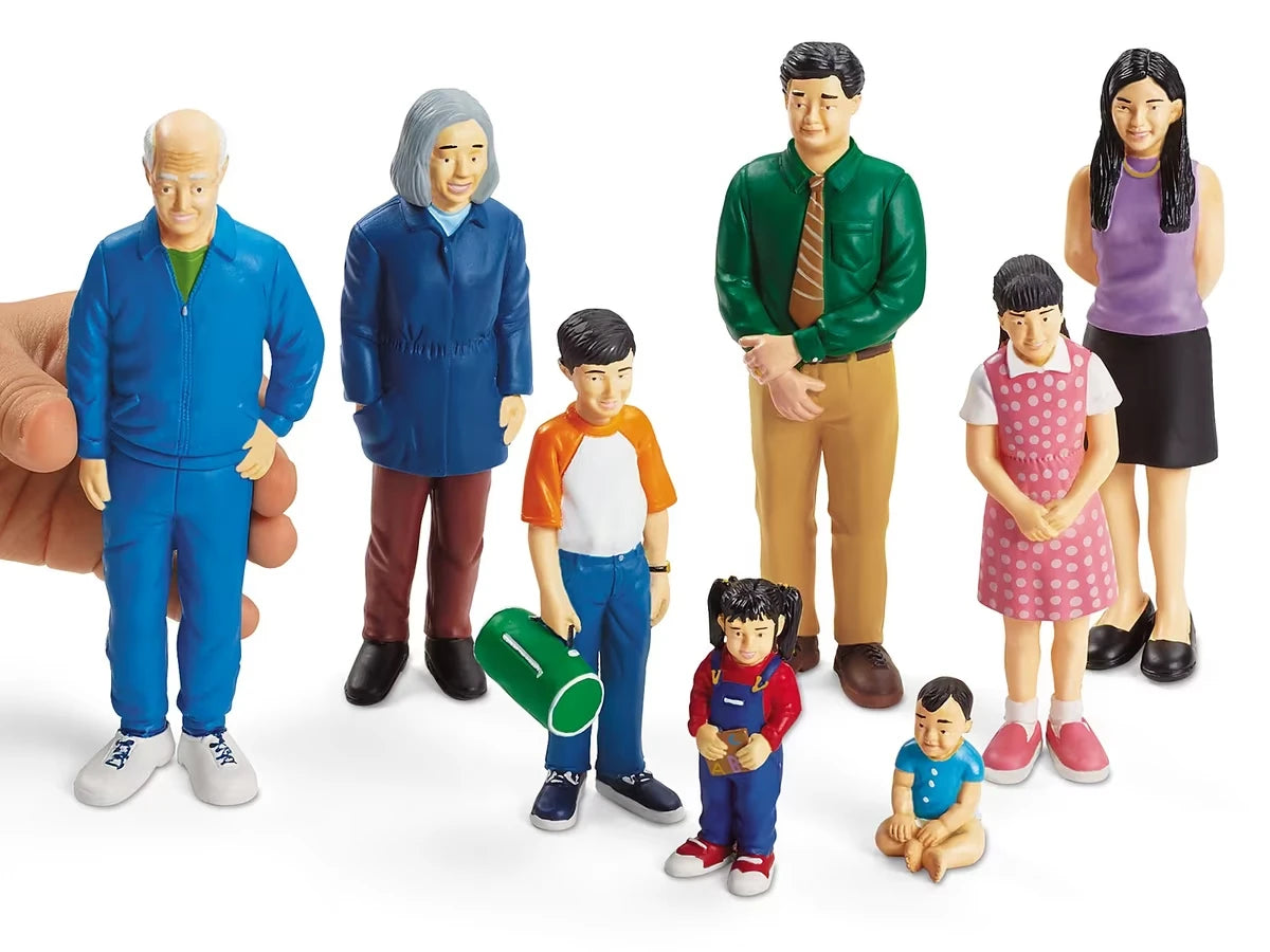 Lakeshore Block Play People - Asian Family - US 5185