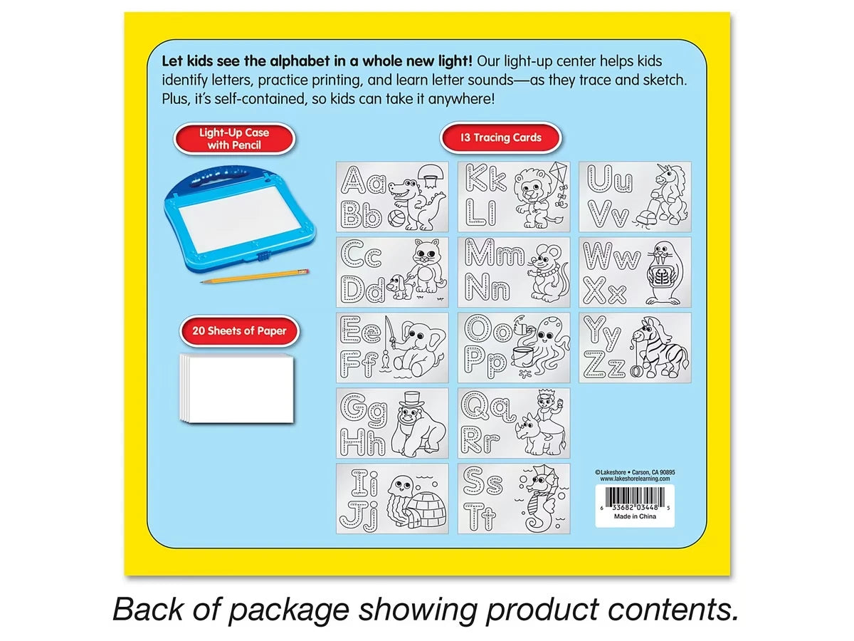 Alpha-Sketch Light-Up Center - US 8517