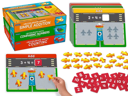 Accelerate Math! Activity Centers - Complete Set - US 4709