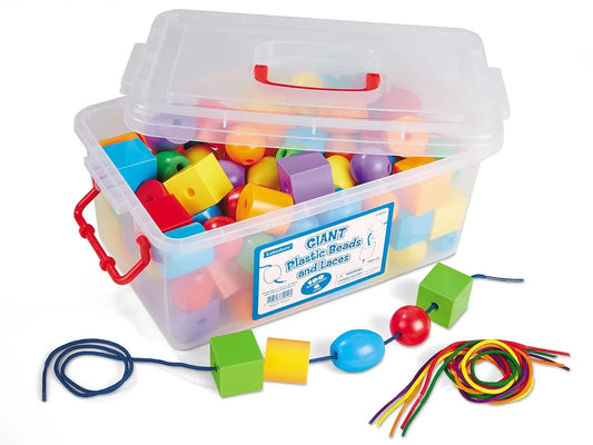 Giant Plastic Beads and Laces - US 9643
