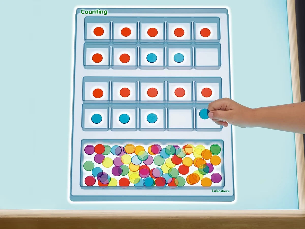Light Table Counting Tray - US 6476