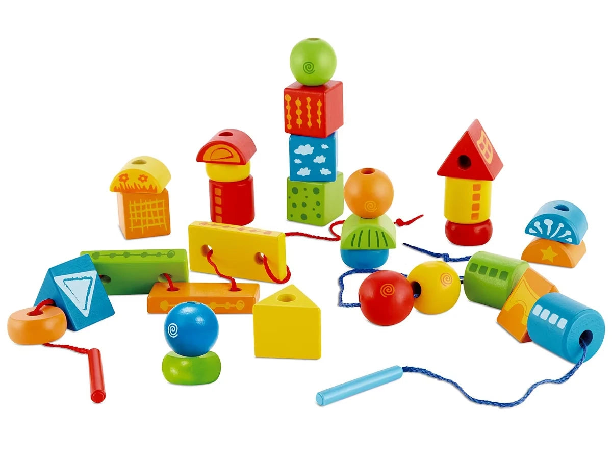 String-Along Wooden Shapes - US 5453