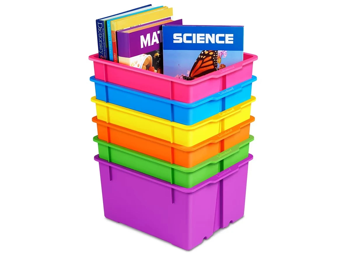 Neon Heavy-Duty Book Bins - US 8401