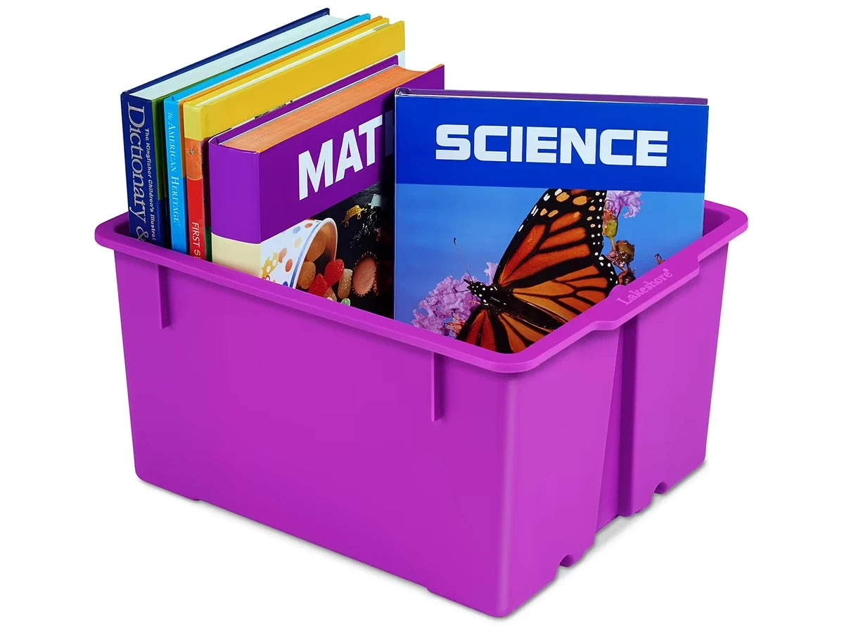 Neon Heavy-Duty Book Bins - US 8401