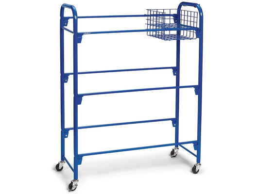 Leveled Library Mobile Storage Cart - US 5517