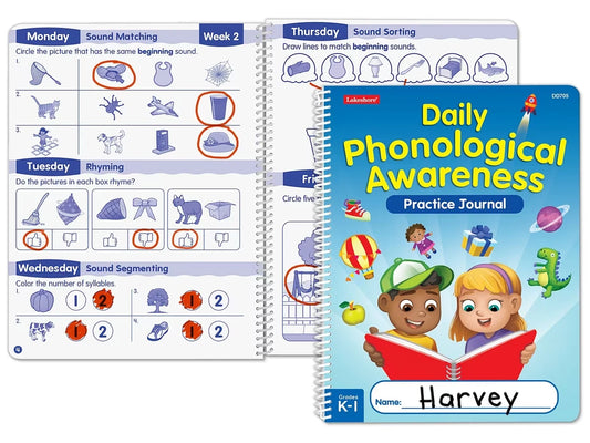 Daily Phonological Awareness Practice Journal - US 4475