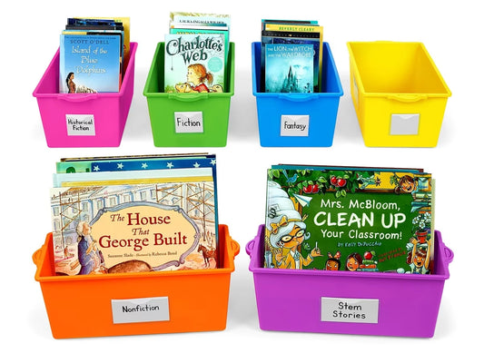 Neon Help-Yourself Book Bins - US 6801