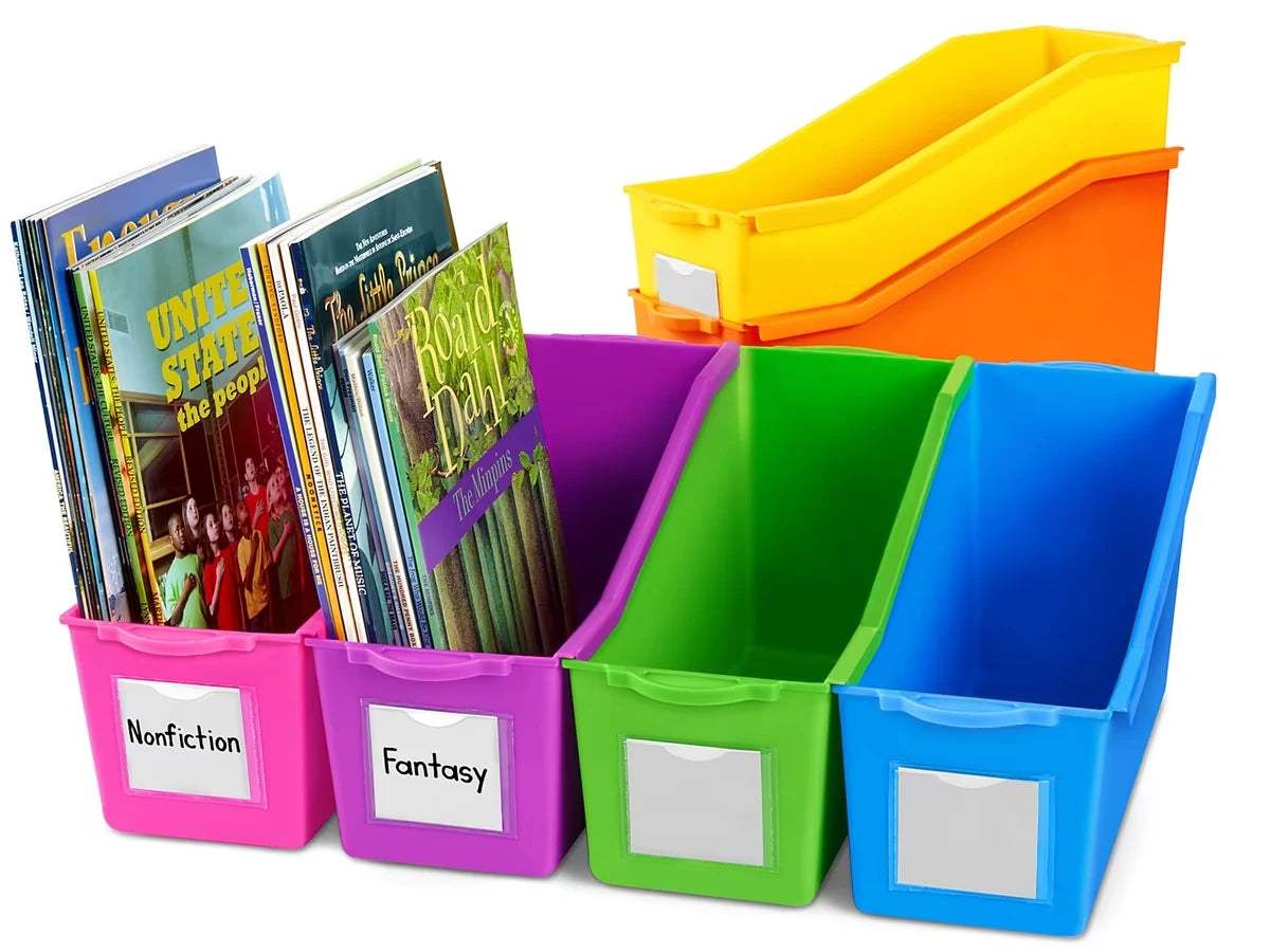 Neon Connect & Store Book Bins - US 8393