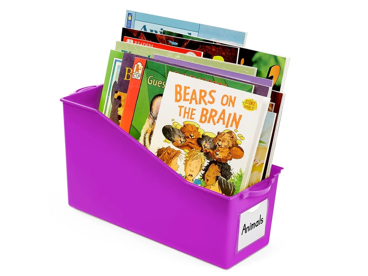 Neon Connect & Store Book Bins - US 8393