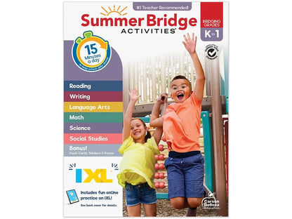 Summer Bridge Activities Workbook - K-Gr. 1 - US 6624