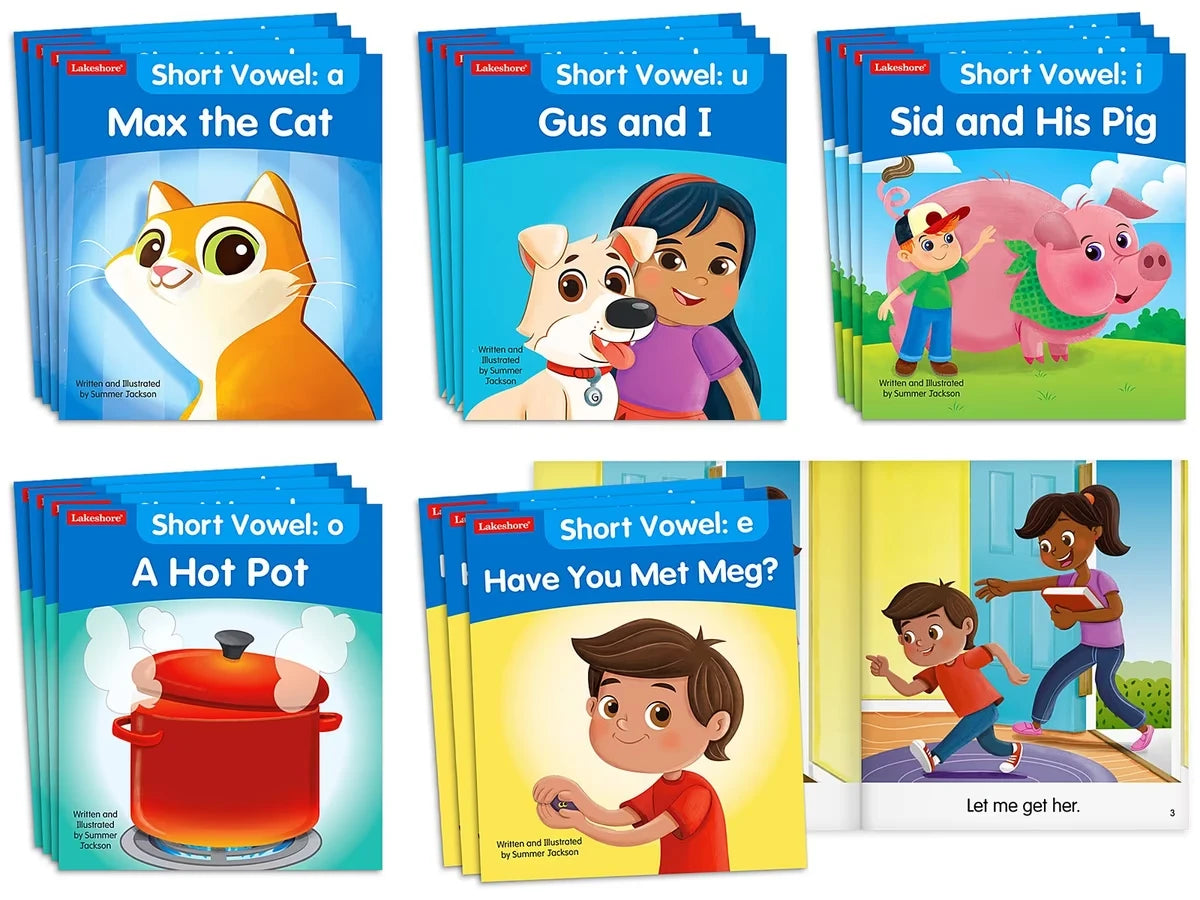 Short Vowels Skill-Building Book Set - US 8507
