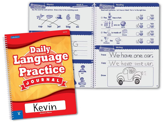 Daily Language Practice Journal - Kindergarten - US 7320