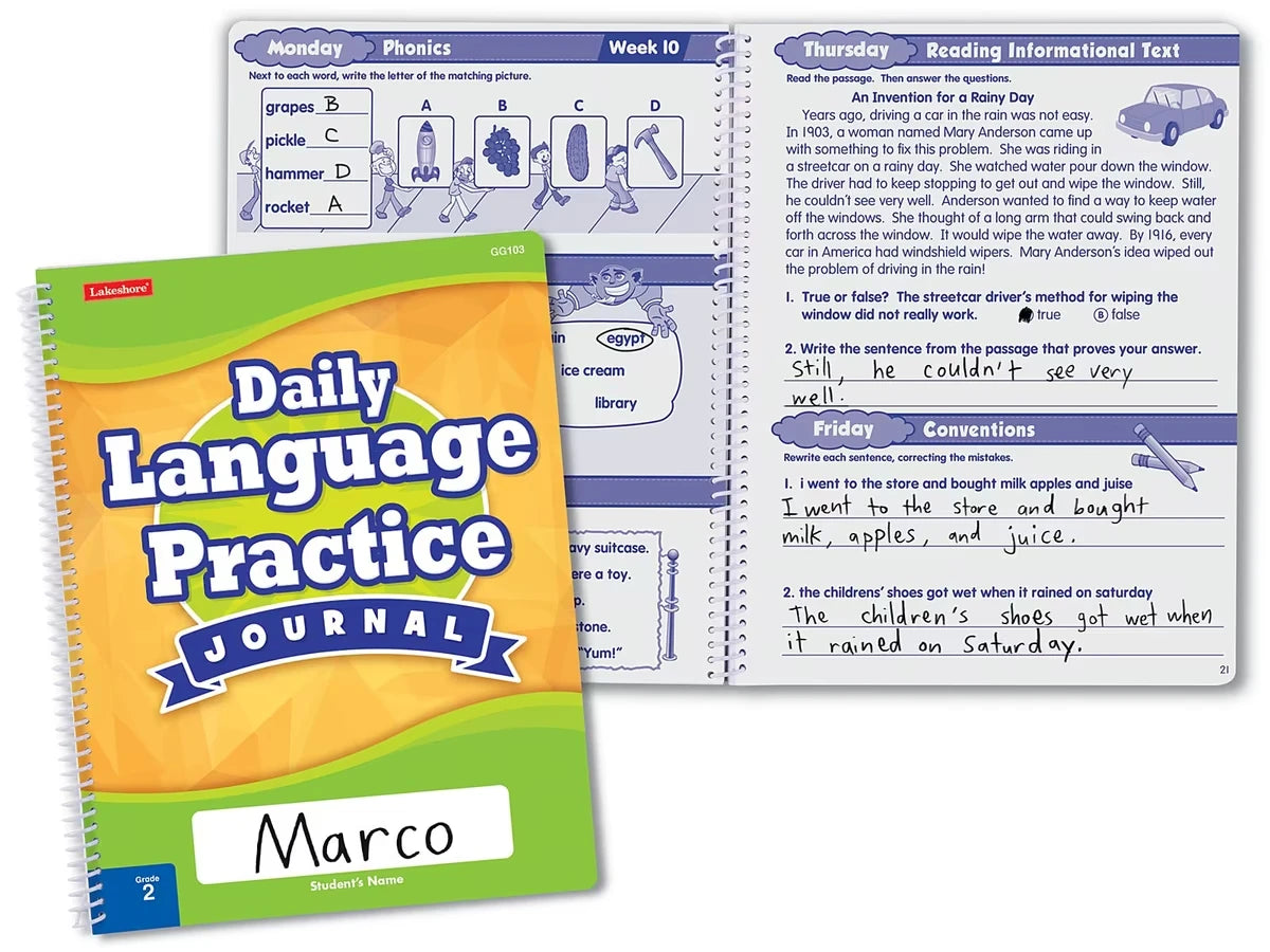 Daily Language Practice Journal - Gr. 2 - US 5685