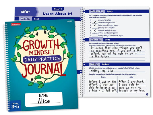 Growth Mindset Daily Practice Journal - Gr. 3-5 - US 3153