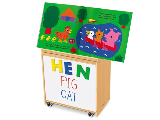 Classic Birch Magnetic Write & Wipe Big Book Center - US 2589