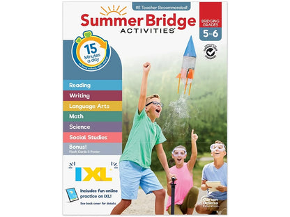 Summer Bridge Activities Workbook - Gr. 5-6 - US 5016