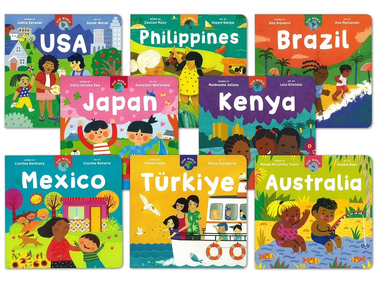 Our Wonderful World! Board Book Collection - US 9292