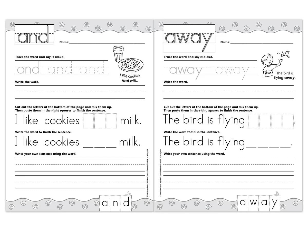 Sight-Word Writing Practice Workbook - US 9406